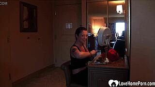 Juicy babe takes my cock deep