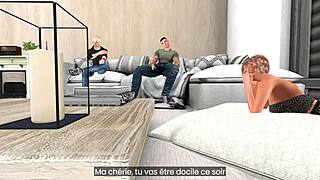 i feel the intense passion as the stepson dominates the submissive housewife hard