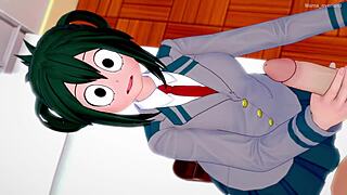 Froppy in School Uniform Visits Nurse for a Check-Up in Adult Parody