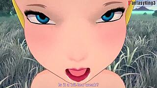 Tinker bell grows up, and i fuck her while a fairy watches