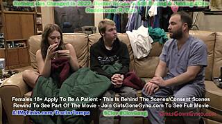 OMG! Pregnant Nova Maverick Masturbates With Sex Toy In Doctor’s Office At GirlsGoneGyno Com!