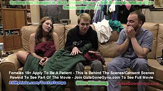 OMG! Pregnant Nova Maverick Masturbates With Sex Toy In Doctor’s Office At GirlsGoneGyno Com!