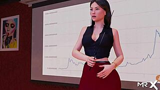 Ass in front of investors during fashion business meeting e2 9