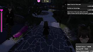 seleka-san flashing nude in park missions