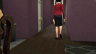 Japanese Stepmom Gets Horny Watching Stepson Masturbate and Bangs Him!