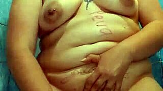 Maria, The Disgusting Whore, Masturbates Her Pussy