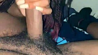 Ebony BBW Sloppily Deepthroats Monster BBC