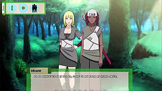 jikage rising arc 2 episode 11 features new ninja slut karui with big tits getting hardcore handjob