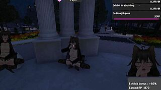 seleka-san flashing nude in park missions