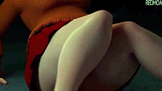 Velma dives into double penetration mysteries in animated parody
