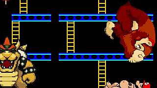 Ever Seen Bowser Koopa and Donkey Kong Take on Mario? What's Your Bet in This Wild Match?