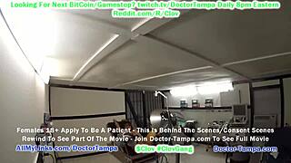 Clov as Doctor Tampa examines teen Destiny Santos for cash in Florida corruption scandal.