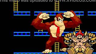 Ever Seen Bowser Koopa and Donkey Kong Take on Mario? What's Your Bet in This Wild Match?