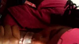 the big bbw girl eagerly sucks my monster cock