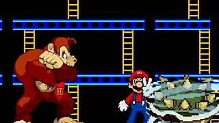 Ever Seen Bowser Koopa and Donkey Kong Take on Mario? What's Your Bet in This Wild Match?