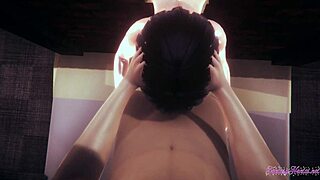 Naruto Hentai 3D Threesome Hinata Blowjob and Fucked Through Wall