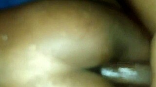 Ebony Amateur Cowgirl Riding In Black 3some Orgy