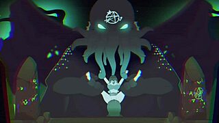 She got fucked by Kathulu and Ella Finale in a wild threesome. 😈