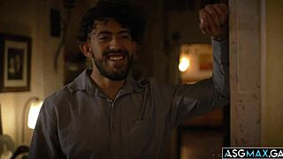 Intense gay threesome with muscular bodybuilders des irez drew sebastian and zeno rey in bareback face fucking monster cock blowjob and masturbation