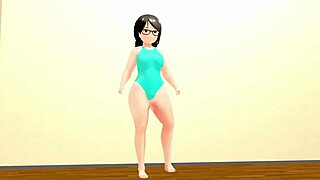 Is Kyo's Curvy Plump Dancing Teasing You?