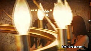 Ritual filming escalated into a wild fuck party with goth teens