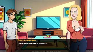 yo, check this portal porn demoniums parody hentai game, Beth as sexbot in ep 2