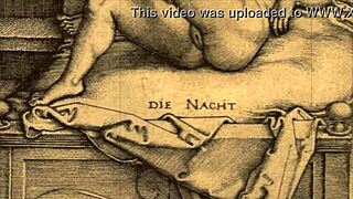 vintage hentai cartoon illustration