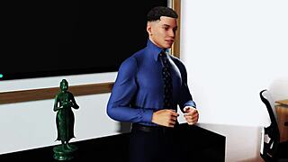 Aaron’s baby bump: a safe and happy pregnancy journey in an animated 3D hentai video