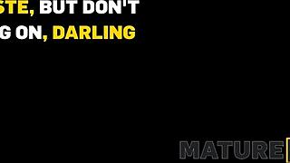 Sexy April Velvet uses her assets to profit in her naughty business