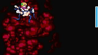 Kuromaru battles DQ5 in this intense hentai sex encounter with cumshots.