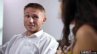 Hey, stepbrother exploits pregnant stepsister Maya Woulfe’s secret to get her in bed