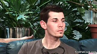 Aiden blue discovers big gay cocks in his first hardcore sucking and fucking video