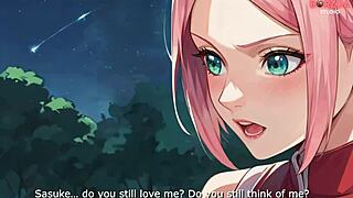 sakura haruno and boruto in a 3d hentai movie with huge cocks and blowjobs