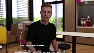 In law school 09, the horny busty redhead roommate seduces me in this 3d game