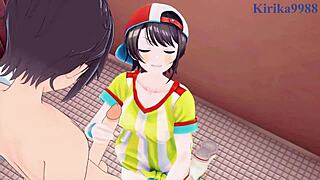 oozora subaru and nakiri ayame intense sex - hololive vtuber hentai