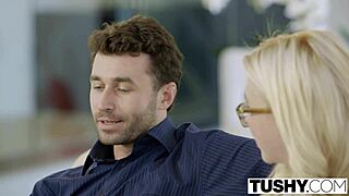 Tushy First Anal For Blonde Babe Samantha Rone