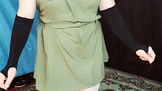 big butt sissy crossdresser twink in sexy underpants teases