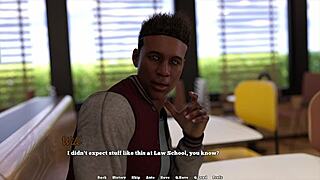 In law school 09, the horny busty redhead roommate seduces me in this 3d game