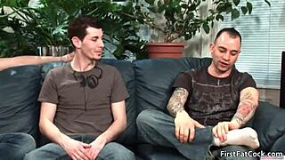 Aiden blue discovers big gay cocks in his first hardcore sucking and fucking video