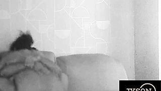 Hidden camera catches amateur couple in close up, her big ass riding his dick