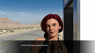 Intriguing college redemption game with brunette and redhead characters