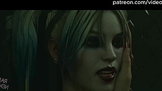 hey, check out harley quinn getting creampied and squirting in this full 3d hentai sex scene