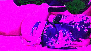 Amateur couple in kimono cosplay having sex from front to back, ending with creampie