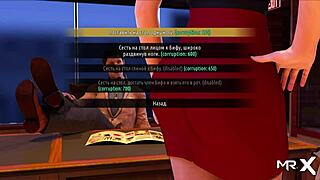 Fashionbusiness - oiled up model for dancing e2 23