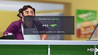 summertimesaga bdsm scene where she's tied up and questioned