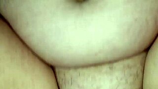 busty latina bbw cums hard in pov