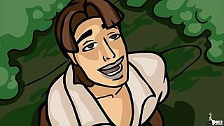 yo, this fairytale prince just saved his super horny princess in a wild parody!