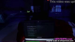 Milf In 3D Hentai Shorts And Red Thong Gives Oral In Bedroom