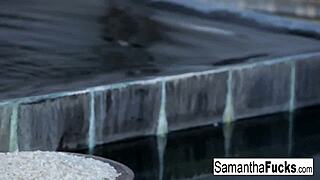 Hot pornstar lesbians in a steamy 3-way 😍