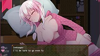 Bruxinha STRIPS in the men's bathroom!